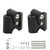 Chrome Handlebar Riser Clamp Chrome CNC Aluminum Alloy for R18 Classic Motorcycle 2020‑2021 Black