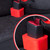 2pcs Silicone Car Seat Belt Buckle Holder Seatbelt Guard Receiver Auto AccessoriesRed