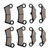 8Pcs Front & Rear Brake Pads for Polaris Razor RZR 800 570 2008-2015