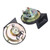 Pair of 12V 115dB UTV Horn Kit Super Loud Waterproof with Switch Harness Relay Replacement for Polaris Ranger RZR General Ranger