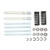 Car Front Door Hinge Pin Bushing Repair Kit with Spring Replacement for Chevrolet C1500 Truck 1988‑1999