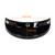 Universal Motorcycle 3 Snap-Button Visor Flip Up Down Open Face Helmet Wind