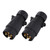 2Pcs 7 Pin Trailer Plug Connector Firm Fixing Reliable Trailer Round Wiring Plug for Vehicle RV Boat 12V 24V