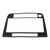 Left Hand Driving Carbon Fiber GPS Navigation Panel Cover Trim Fit for VW Touareg 2011-2015