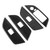 Carbon Fiber Window Lifter Switch Panel Trim Cover without Folding Fit for X1 E84 11‑15 LHD