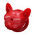 Car Start Button Cover Comfortable Touch Cute Shape Auto Interior Ignition Accessories Universal for Vehicle Red