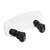 Motorcycle Windshield Extension Universal Adjustable Airflow Windscreen Extender Fits All Motobikes (Transparent)