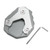 Motorcycle Kickstand Enlarger Aluminium Alloy Side Stand Extension Plate Pad Replacement for CB500X 2019+(Gray )