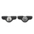 2PCS Work Light Bar Mounting Brackets Universal Stainless Steel LED Light Bar Mount Holder