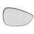 Side Door Mirror Glass Wide Angle Right Clear Replacement for Ford Fiesta Mk7 2008‑2017