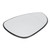 Side Door Mirror Glass Wide Angle Right Clear Replacement for Ford Fiesta Mk7 2008‑2017