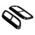 2PCS 4‑Out Exhaust Tip Trim Tail Throat Frame Quad Outlet Glossy Black Replacement for Cadillac CT5 2020