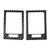 2 Pcs Control Panel Vent Trim Soft Carbon Fiber Air Outlet Cover Fit for Mercedes W204 05-12