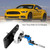 CNC Aluminum Alloy Car Short Throw Gear Shifter Lever for Ford Mustang T5(Blue)