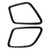 2pcs Carbon Fiber Air Outlet Trim Vent Cover Fit for F25 F26 X3 X4 (2011‑2016) Left Hand Driving