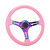 350mm/14in ABS Steering Wheel Pink 6 Hole Universal Racing Steering Wheel Car Modification