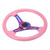 350mm/14in ABS Steering Wheel Pink 6 Hole Universal Racing Steering Wheel Car Modification
