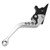 Folding Brake Lever CNC Aluminum Alloy Motorcycle Adjustable Brake Lever for DAX125 ST125 CT125 Hunter Cub Silver