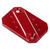 Motorcycle Front Brake Fluid Tank Cover CNC T6063 Aluminium Alloy Replacement for YZF R125 2014‑2021Red