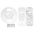 Motorcycle Clutch Cover Top Stainless Steel Replacement for YAMAHA XSR900 2016‑2021Silver