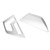 ABS Silver Car Seat Adjustment Button Cover Trim Fits for Mercedes Benz W204 07-13