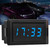 DC4.5-30V Waterproof Dustproof Car Auto Electronic Clock LED Digital Display (Blue)