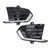 1 Pair Bumper Fog Light Cover Grille SK601905 Black Left Right Side Fog Lamp Molding Trim Fit For XT5 2017 to 2019