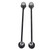 2pcs Sway Bar Links Stabilizer 6Q0411315N Replacement for Seat Cordoba/Ibiza/Toledo
