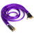 Universal 5-Point Car Grounding Wire Strengthened Ground Cable System Kit ModificationPurple