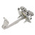 Door Hinge Stop Check Strap Limiter 9181C9 Steel Alloy Replacement for Peugeot 206 207