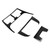 Car Interior Carbon Fiber Rear Air Condition Vent Panel Cover Trim Accessory Fit for Lexus IS 06-12
