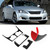 Car Interior Carbon Fiber Rear Air Condition Vent Panel Cover Trim Accessory Fit for Lexus IS 06-12