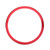 Aluminum Alloy Car Steering Wheel Ring Cover Trim for Audi A1 A3 A4 A5 A6 Q3 Q5 Red