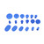 Paintless Dent Repair Hail Removal T Bar Slide Hammer   18pcs Glue Puller Tabs