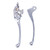 Motorcycle Brake Clutch Handle Lever Aluminum Fit for Honda VT250 CBR250 CBR400 CBR600 VTR250