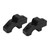 2pcs HandleBar Riser Mount Clamp CNC Aluminum Alloy Replacement for YAMAHA Tracer 900/GT 2015‑2019Black