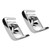 2pcs Front Fog Light Frame Cover Trim ABS Chrome Car Fit for Honda Fit Jazz GR 2020‑2021