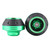 CNC Aluminum Front Fork Wheel Frame Sliders Motorbike Falling Protection Scooter Moped Green