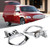 2pcs Inside Door Handles Left and Right 19299614(LH) 19299613(RH) Fit for HHR 2006‑2011