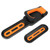 Vertical Bike Wall Hanger Simple Operation Practical Bike Storage Rack Bike Wall Mount for Garages Black Orange