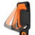 Vertical Bike Wall Hanger Simple Operation Practical Bike Storage Rack Bike Wall Mount for Garages Black Orange