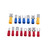280Pcs Electrical Assorted Insulated Wire Crimp Terminals Connector Case Kit Set