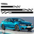 5Pcs Car Side Door Body Hood Rearview Mirror Decal Stripes Sticker Racing Decals for All Cars Vinyl Bumper Decal