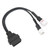 OBD2 to 3 Pin and 4 Pin Diagnostic Adapter Cable Read Engine Data Fault Detection for Motorcycle