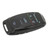 Car Smart LCD Key Touch Screen Bluetooth 5.0 Connection Keyless Entry Smooth Touch for One Button Start Models Black