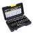 14PCS Bolt Nuts Extractor Socket Set Chrome Molybdenum Steel Stripped Lug Nut Remover for Removing Damaged Frozen Nuts Screws