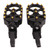 Motorcycle Front Foot Pegs Pedals Footrests with Nonslip Teeth Adjustable CNC Aluminum for R18 2020‑2022 Gold