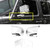 4pcs Side Mirror Base Cover Trim Decoration Fit for Jeep Wrangler JL 2018 +