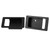 2pcs Interior Door Handle Bowl Cover Black Trim Replacement for Land Rover Defender 90/110/130 2004‑2018