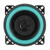 Car Round Coaxial Speaker HiFi 4in 12V 40W Double Output High Sensitivity Universal
